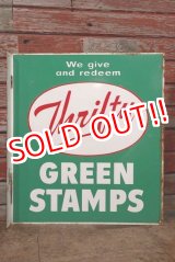 画像: dp-200510-07 Thrifty Green Stamp / 1960's W-side Metal Sign