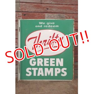 画像: dp-200510-07 Thrifty Green Stamp / 1960's W-side Metal Sign