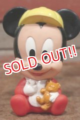 画像: ct-140624-20 Baby Mickey Mouse / ARCO 1980's Squeak Doll