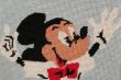 画像2: ct-200601-07 Mickey Mouse / 1970's-1980's Cross-stitch Wall Deco