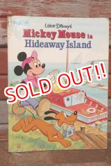 画像: ct-200601-25 Walt Disney's / Mickey Mouse in Hideway Island 1980's Picture Book