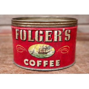 画像: dp-210901-75 FOLGER'S COFFEE / Vintage Tin Can