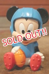 画像: ct-200701-41 Baby Mickey Mouse / 1990's Squeaky Doll "Football"