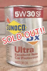 画像: dp-200701-37 SUNOCO DX / 5W30SF 1QT Motor Oil Can