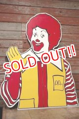 画像: ct-208001-11 McDonald's / Ronald McDonald 1990's Bust-up Sign