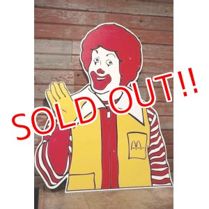 画像: ct-208001-11 McDonald's / Ronald McDonald 1990's Bust-up Sign