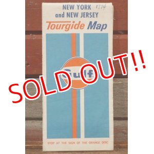 画像: dp-200801-14 Gulf / 1974 Tourguide Map "New York and New Jersey"