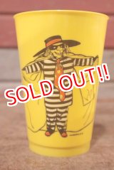 画像: ct-200901-10 McDonald's / Hamburglar 1970's Plastic Cup