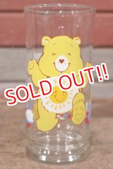 画像: gs-200901-04 Care Bears / 1983 Pizza Hut "Funshine Bear" Glass