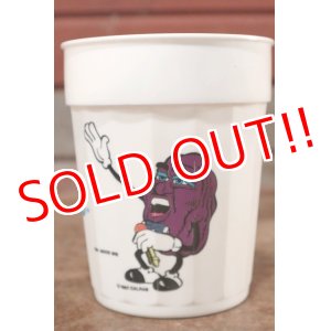 画像: ct-200901-01 California Raisins / 1987 Plastic Cup "Tiny Good Bite"