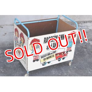 画像: ct-200901-23 Raggedy Ann & Andy / 1970's Toy Box Cart