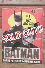 画像: ct-200901-29 BATMAN / Topps 1989 Trading Card Box