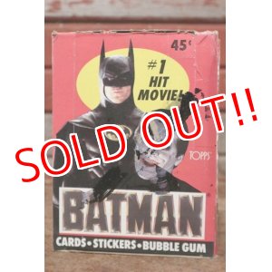 画像: ct-200901-29 BATMAN / Topps 1989 Trading Card Box