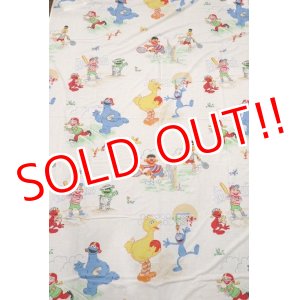 画像: ct-200901-30 Sesame Street / 1980's Flat Sheet (Twin)