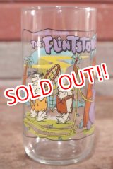 画像: gs-190201-05 The Flintstones / Hardee's 1991 "The Shorkasaurus Story" Glass 