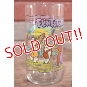 画像: gs-190201-05 The Flintstones / Hardee's 1991 "The Shorkasaurus Story" Glass 