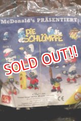 画像: ct-201101-11 Smurfs / McDonald's 1998 PVC Figure Complete Set