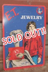 画像: ct-201101-32 E.T. / 1980's Jewelry Ring "E.T. & Elliott"