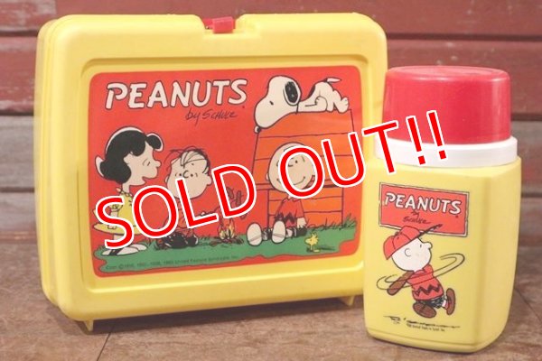 画像1: ct-201101-75 PEANUTS / TEHRMOS 1970's-1980's Luch Box