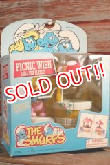 画像: ct-201101-41 Smurf / 1990's Sassette PICNIC WISH Play Set