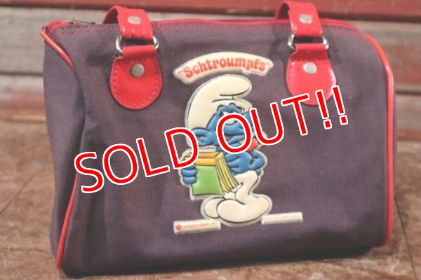 画像1: ct-201101-59 Smurf / "Schtroumpfs" 1981 Mini Bag