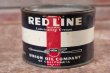 画像1: dp-201114-15 RED LINE / 1950's-1960's 1 LB. Oil Can