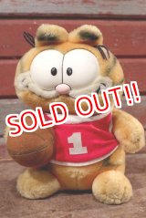 画像: ct-201114-88 Garfield / DAKIN 1980's Plush Doll "Basketball"