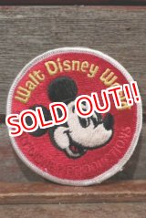 画像: ct-201201-36 Mickey Mouse / Walt Disney World 1970's Patch