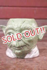 画像: ct-201101-73 【SALE】STAR WARS / Yoda 1990's Ceramic Face Mug