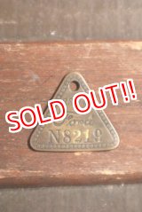 画像: dp-201114-38 Ford / 1930'-1940's Tool Check Brass Tag "N8219"