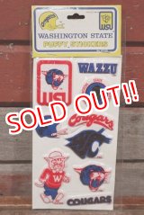 画像: ct-201114-27 WASHINGTON STATE UNIVERSITY / 1984 Puffy Stickers