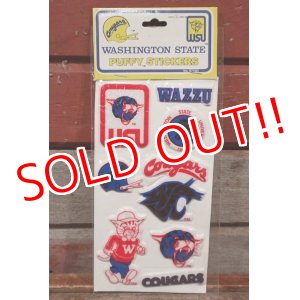 画像: ct-201114-27 WASHINGTON STATE UNIVERSITY / 1984 Puffy Stickers