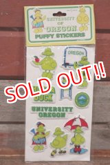 画像: ct-201114-27 UNIVERSITY OF OREGON / 1984 Puffy Stickers