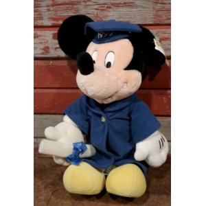 画像: ct-210101-75 Mickey Mouse / 1999 Plush Doll "Graduation"