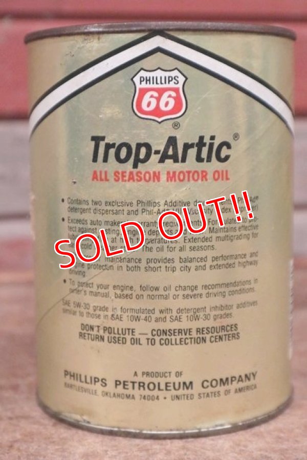 画像3: dp-201201-40 PHILLIPS 66 / Trop-Artic Oil One U.S. Quart Can