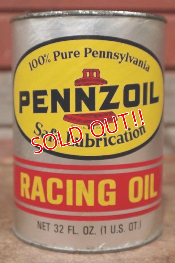 画像1: dp-201201-40 PENNZOIL / Racing Oil One U.S. Quart Can