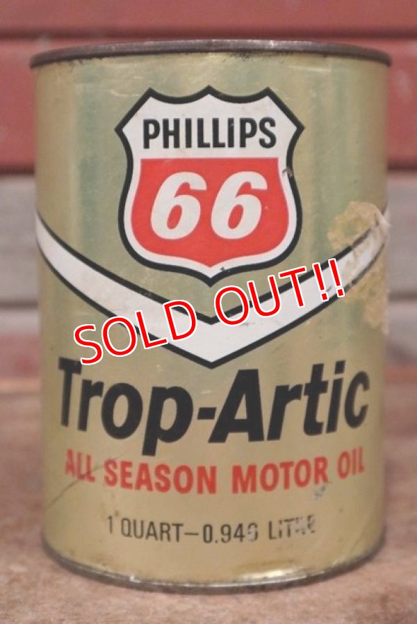 画像1: dp-201201-40 PHILLIPS 66 / Trop-Artic Oil One U.S. Quart Can