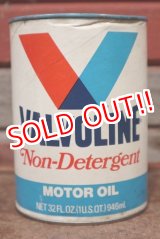 画像: dp-201201-40 VALVOLINE / Non-Detergent Motor Oil One U.S. Quart Can