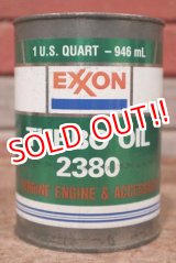 画像: dp-201201-40 EXXON / TURBO Oil One U.S. Quart Can