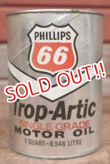 画像: dp-201201-40 PHILLIPS 66 / Trop-Artic Single Grade Oil One U.S. Quart Can