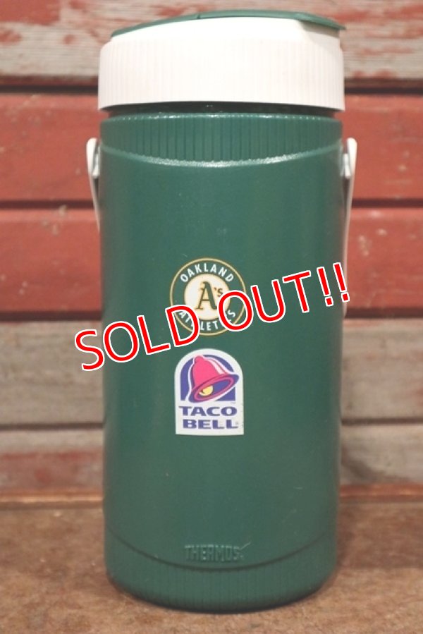 画像1: dp-210101-40 OAKLAND ATHLETICS × TACO BELL / THERMOS Water Jug