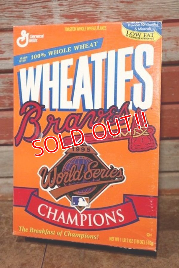 画像1: ad-130507-01 General Mills / 1995 WHEATIES  "Atlanta Braves" Cereal Box