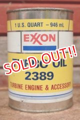 画像: dp-210201-07 EXXON / TURBO Oil 2389 One U.S. Quart Can