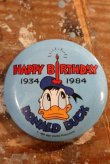 画像1: ct-201114-126 Donald Duck / HAPPY BIRTHDAY 1934-1984 Pinback