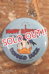 画像: ct-201114-126 Donald Duck / HAPPY BIRTHDAY 1934-1984 Pinback