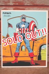 画像: ct-210201-31 Captain America / Playskool 1980's Wood Frame Tray Puzzle