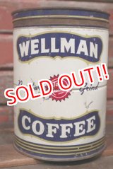 画像: dp-210301-64 WELLMAN COFFEE / Vintage Tin Can