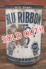 画像: dp-210401-31 BLUE RIBBON MOTOR OIL / 1950's U.S. QUART Can