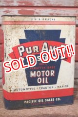 画像: dp-210301-38 PUR AVIS EASTERN / 2 GALLONS MOTOR OIL Can