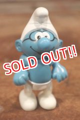 画像: ct-201101-56 Brainy Smurf / McDonald's 2002 Plastic Figure